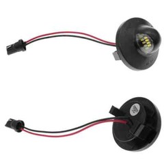 2PCS LED License Plate Light Assembly Replacement Tag Lamp for F150 F250 F350