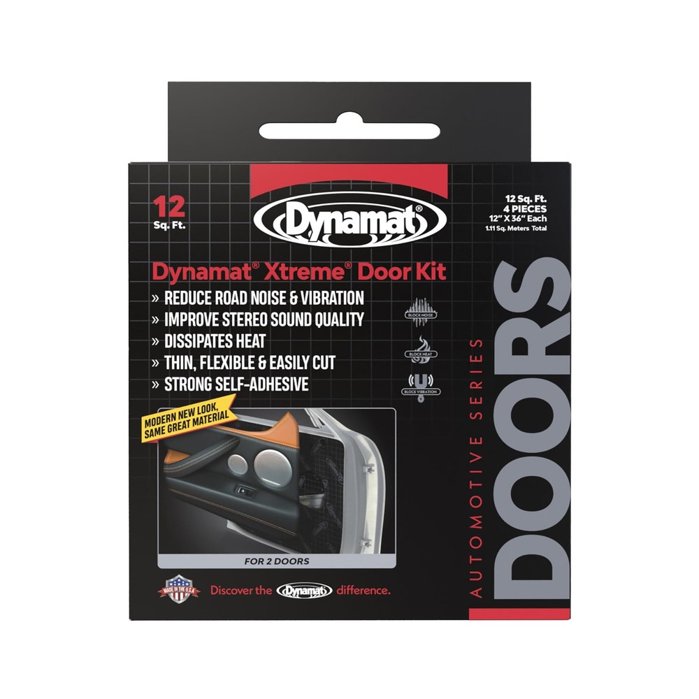 Dynamat Dynamat Xtreme Sound Deadening Car Insulation Door Kit – Pre