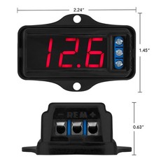 [US SELLER] Taramps VTR 1000 Automotive Digital Voltmeter Digital Display