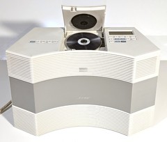 🔥【PRO SERVICED】MINTY Bose Wave CD-3000 Radio/CD! White/Silver~Remote+💥GUARANTY