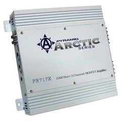 PYRAMID 2 Channel Car Audio Stereo Speaker Box Sub Woofer Power Amplifier