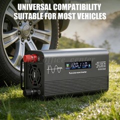 Pure Sine Wave 4000 Watt Power Inverter DC 12v to AC 110V-120V 4000W Inverter