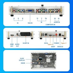 New GBSC Pro Video Converter Scart/RGB/YPBPR/VGA/AV/SV to HDMI Signal Conversion