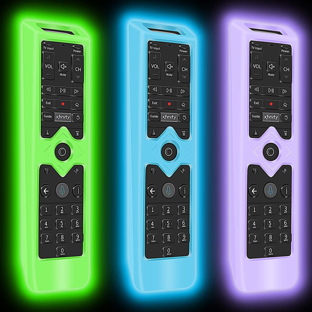 3Pcs Protective Case Skin for Xfinity Remote Control,Silicone Case Skin Sleev…