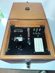 GENERAL CONCORD PRECISION CAPACITOR 722-ME, S/N 9132, 1962 U.S.A., IN WOODEN BOX