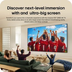 LG 100″ QNED evo AI Mini LED 4K Smart TV 100QNED84BU webOS 26 144Hz HDR