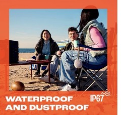 JBL Clip 5 – Ultra-Portable, Waterproof & Dustproof Bluetooth Speaker Sand NEW