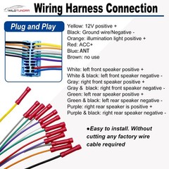 20Pin Car Radio Wiring Harness Honda 1998-2010 Acura 1999-2008 Stereo Connector