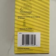 Motorola Voice Motorola Ml25055 Dect 6.0 Accessory Handset For 2-Line Business