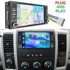 For Jeep Wrangler Unlimited 2007-2015 Apple Carplay 7″ Car Radio Stereo GPS CAM
