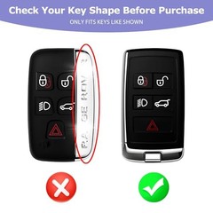 2PCS Key Fob Cover Fits 2018 2019 2020 2021 2022 2023 2024 2025 Land Rover
