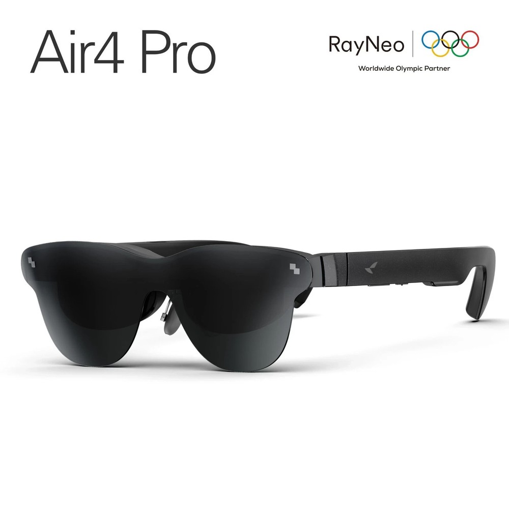 RayNeo Air 4 Pro AR Glasses, HDR10 Display, Vision 4000 Chip 201″ Audio by B&O