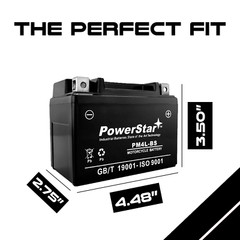 2 YEAR WARRANTY NEW YTX4L-BS AKA CTX4L-BS Motorcycle/PowerSport Battery