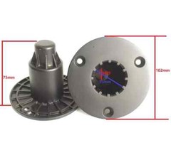 (2) Two Sub-Woofer Mounting Plates Deep Cups M20 threaded for Screw-On Sub Pole