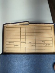 VINTAGE Teac Soundcraft Pullout Box Tray 5-Drawer Blue PARTS REPAIR USA