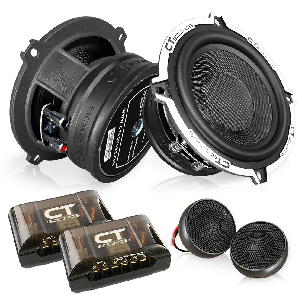 CT Sounds Meso 5.25″ 240 Watt 2-Way Premium Component Car Speaker Set