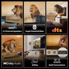 HS2100 240W Wireless Sound Bar with DTS Virtual X & Dolby Audio for Home Theater