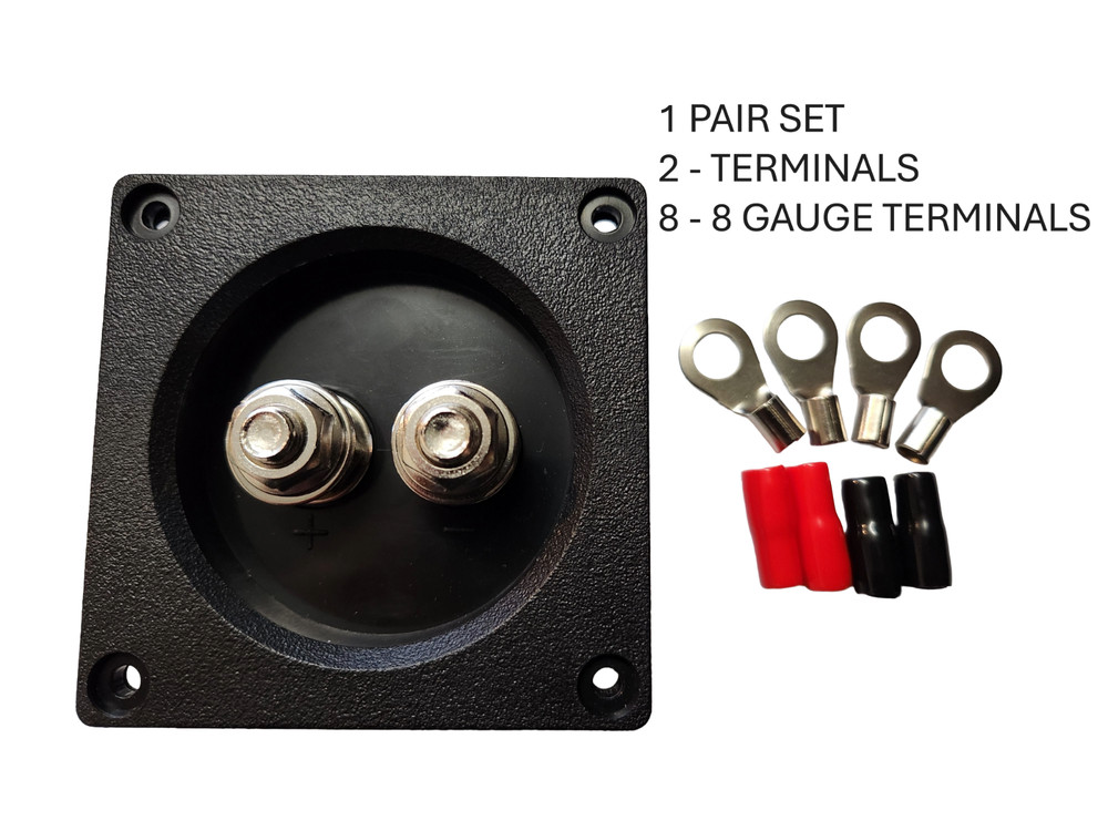 Heavy Duty Subwoofer / speaker Box Terminals 1 pair (2 pcs)