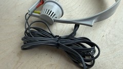 Vintage Sennheiser HD 414 White Headband 2000Ω Wired On Ear Dynamic Headphones