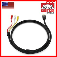 HDMI To 3 RCA Video Audio AV Component Converter Adapter HD Cable 1080P HDTV 5FT