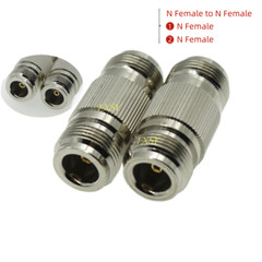 N Female to N Female RF Coaxial Converter Coax Adapter N-N F/F