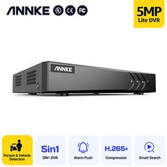 ANNKE 16CH 5IN1 5MP-N DVR H.265+ Digital Video Recorder for CCTV Security Camera