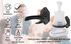 Compact Wall Mount Holder for LifeVac and Rescue Device Kits – Easy Access