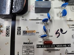OEM Vizio P650D108DB Power Supply/LED Driver for Vizio V655-H19 V655-H9 (Up 0A)