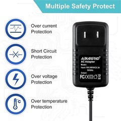 AC Charger For 12VDC PN: LKC-120100.E FLH-D1210 Battery Powered TRUCK SUV ATV