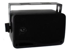 2) Pyle PLMR24B 3.5″ 200 Watt 3-Way Weather Proof Mini Box Speaker System Black