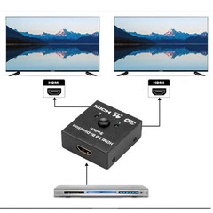HDMI 2.0 Bi-Direction Switch Switcher 4K Cable Splitter HUB HDCP 2×1 1×2 In Out