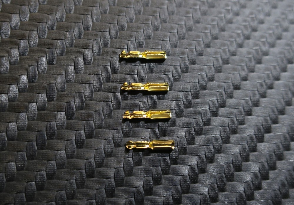 High Quality 24K Gold Plated Connector Clips for Phono Cartridge Pins