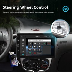 10″ Car Stereo Radio Rotatable Single 1 DIN Wireless Apple CarPlay Android Auto
