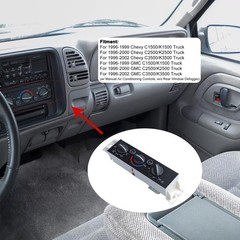 AC Heater Panel Climate Control Module Switch for Chevy GMC C1500 C2500 C3500…