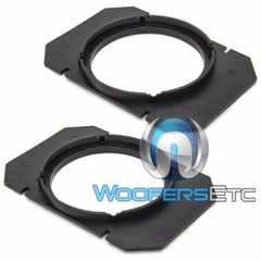 4″x6″ TO 4″ COMPONENT MIDS COAXIAL SPEAKERS SPACER ADAPTERS THICK ABS PLASTIC