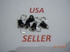 5pcs DC Power Supply Jack Socket Female Panel Mount Connector 5.5 x 2.1mm