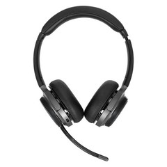 JLAB Go Work BLK4 Wireless Or Wired Microphone Office Headset Black