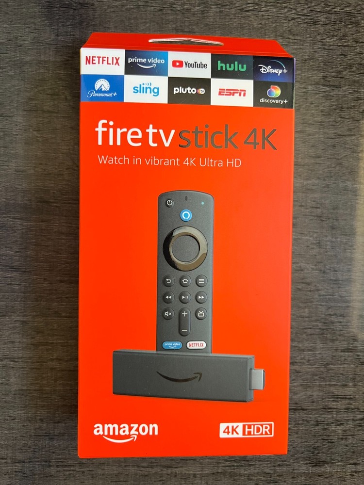 Amazon Fire Stick 4K w/Alexa Voice Remote Latest Version Fast Ship – Brand New