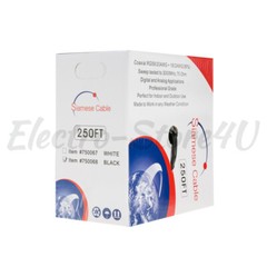 RG59 Siamese Cable 250ft 500ft 1000ft Coaxial 20AWG + 18/2 Security Camera Wire