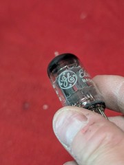 1 RCA 7AU7 Vacuum Tube. Manufactured in U.S.A. New Old Stock, Tested and Good