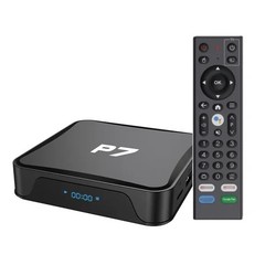 P7 Android 8K 2GB/16 GB- TV box with Several Apps: Sports,Movies;Kids, Live.