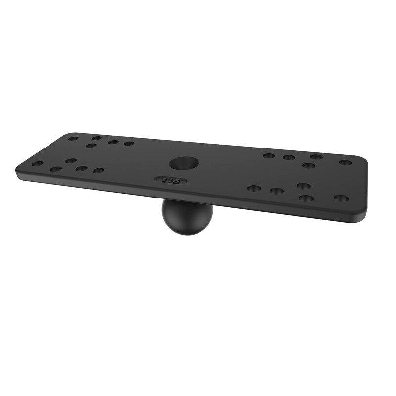 RAM Mount Light Duty Rectangular 6.25 x 2 inch Plate 1 inch B-Ball RAM-B-111BU