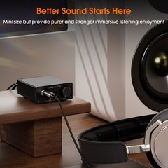 Nobsound Headphone Amp HiFi Mini Audio Stereo Amplifier for 24-600Ω Headsets
