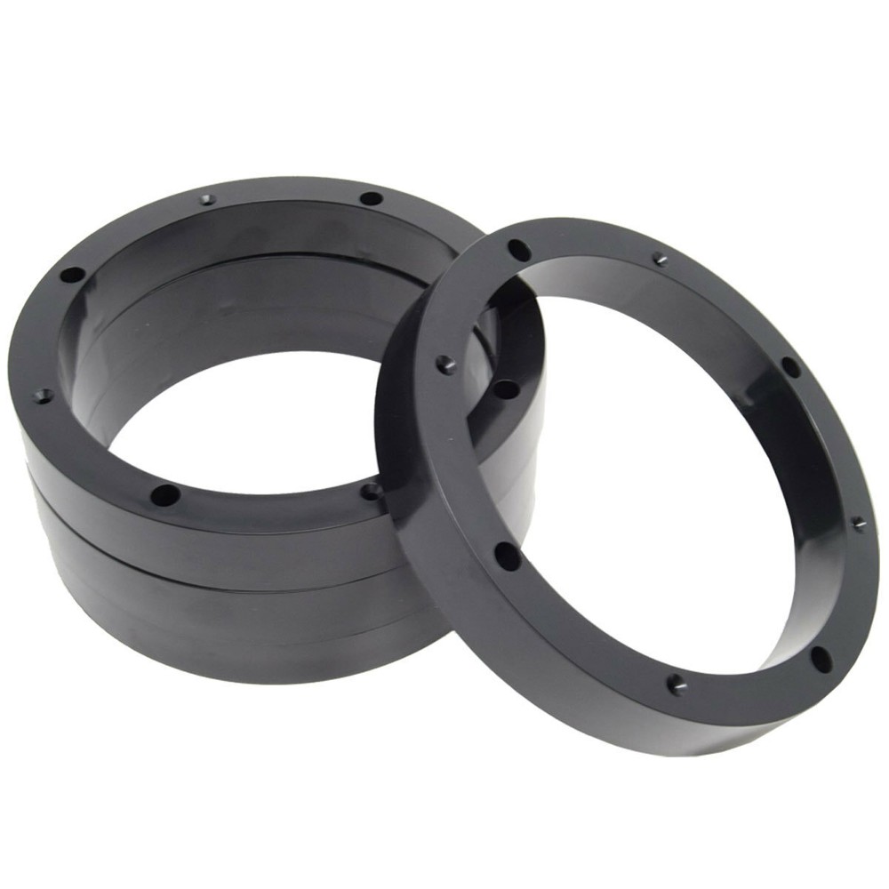2 Pair 8.5″ Plastic Speaker Spacer Rings Subwoofer Custom Mounting Adapter
