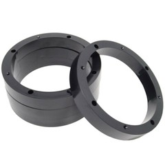 2 Pair 8.5″ Plastic Speaker Spacer Rings Subwoofer Custom Mounting Adapter
