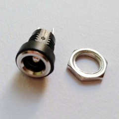 10PC 5.5mm x 2.5mm DC Power Supply Female Jack Socket Panel Mount Connector B171