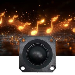 Durability ABS Metal 40Mm Dome Tweeter Speaker Enhances Sound Clarity