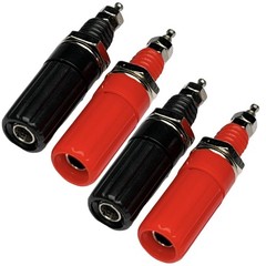 Amplifier Terminal Connector Binding Post Banana Plug Jack Socket Panel/Chass…
