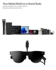 RayNeo Air 4 Pro AR Glasses, HDR10 Display, Vision 4000 Chip 201″ Audio by B&O