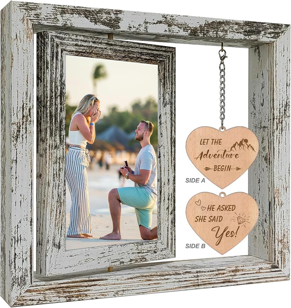 Let the Adventure Begin 4X6, – He Asked She Said Yes